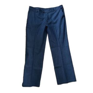 Luciano Dante Blue Dress Pants Women’s Size 16 Stretch Straight Leg Pants